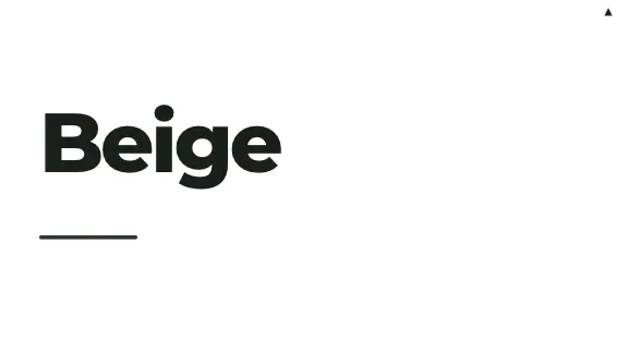 Beige Arrow presentation design