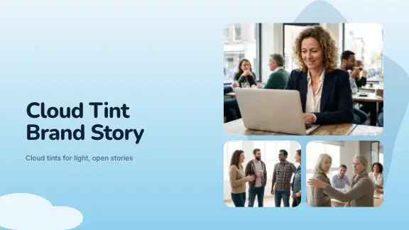 Cloud Tint presentation design