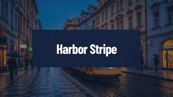 Harbor Stripe presentation design