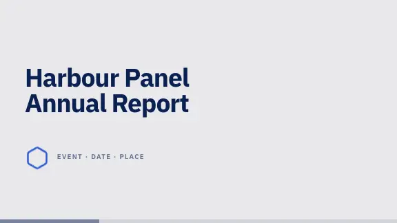Harbour Panel presentation design