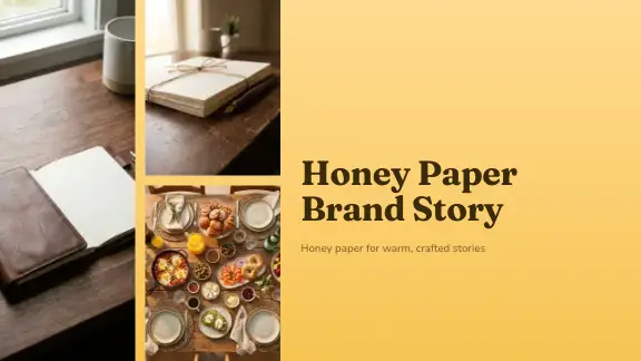 Honey Paper presentation design