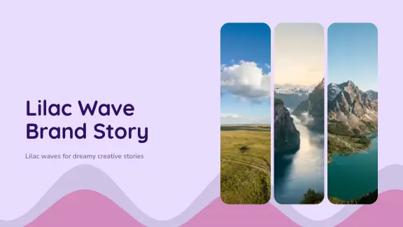 Lilac Wave presentation design