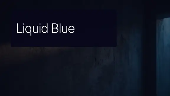 Liquid Blue presentation design