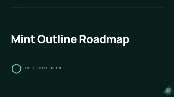 Mint Outline presentation design