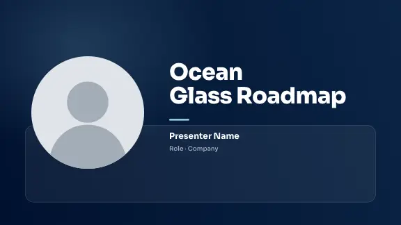 Ocean Glass presentation design