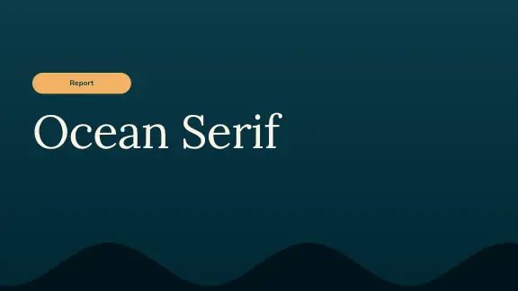 Ocean Serif presentation design