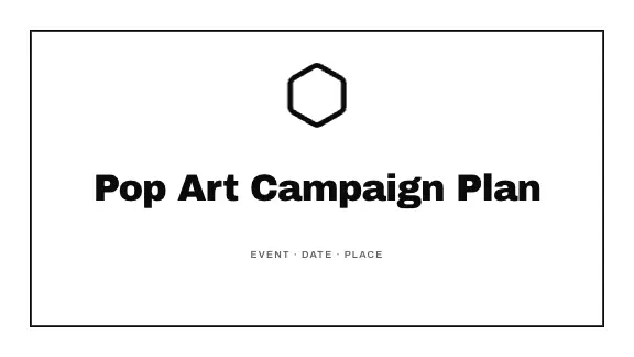 Pop Art presentation design