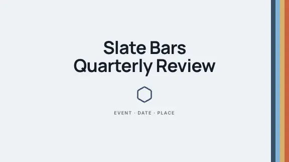 Slate Bars presentation design