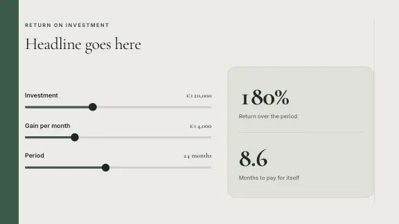 Slide 1 of the Stone Editorial design