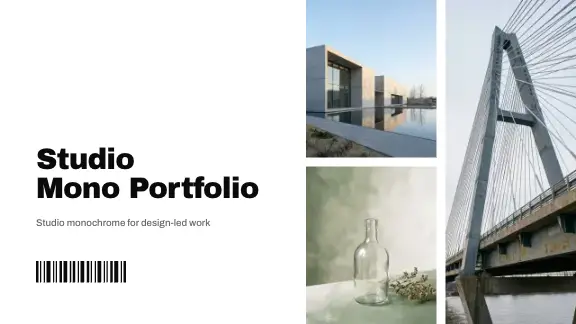 Studio Mono presentation design