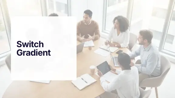 Switch Gradient presentation design