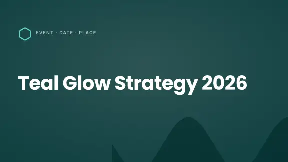 Teal Glow presentation design