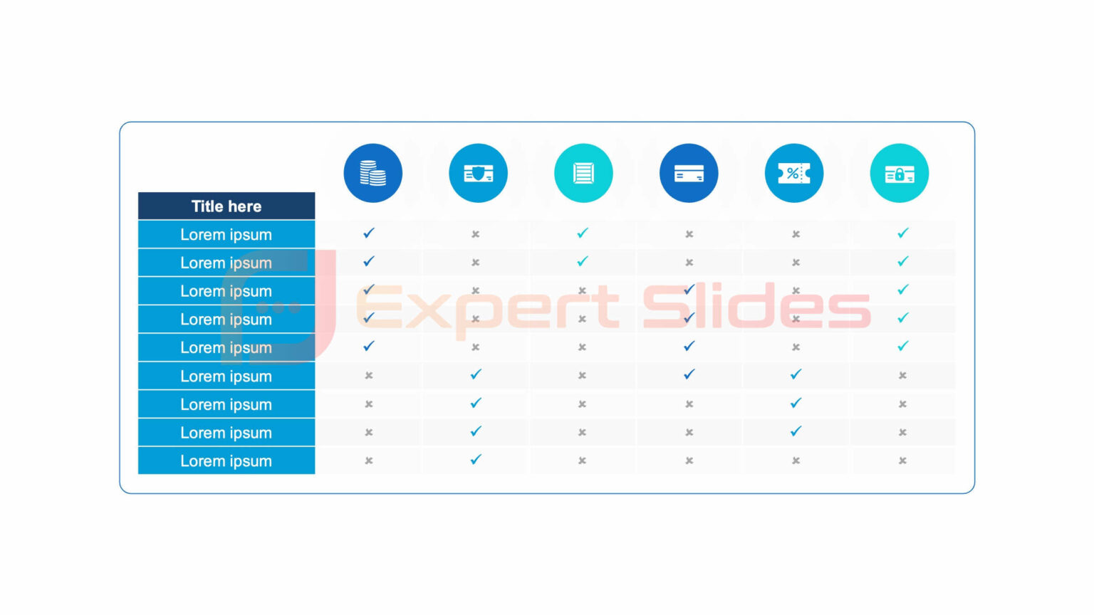 Tables PowerPoint Templates - ExpertSlides - ExpertSlides