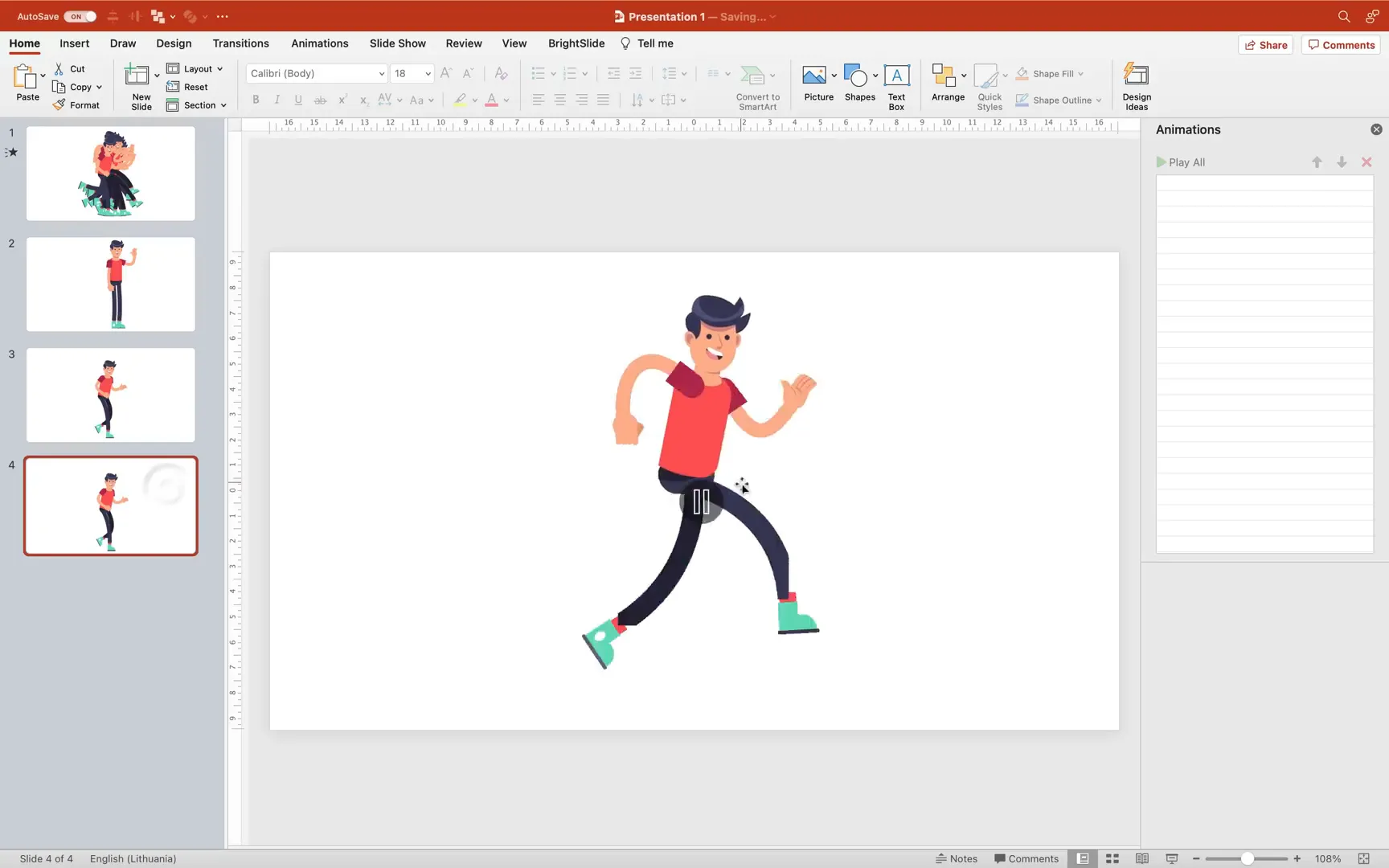 Comparing original choppy GIF and smoothed GIF