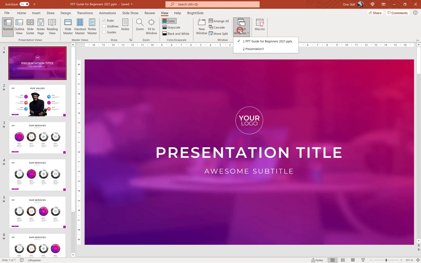 Opening Format, Selection, and Animation panes in PowerPoint