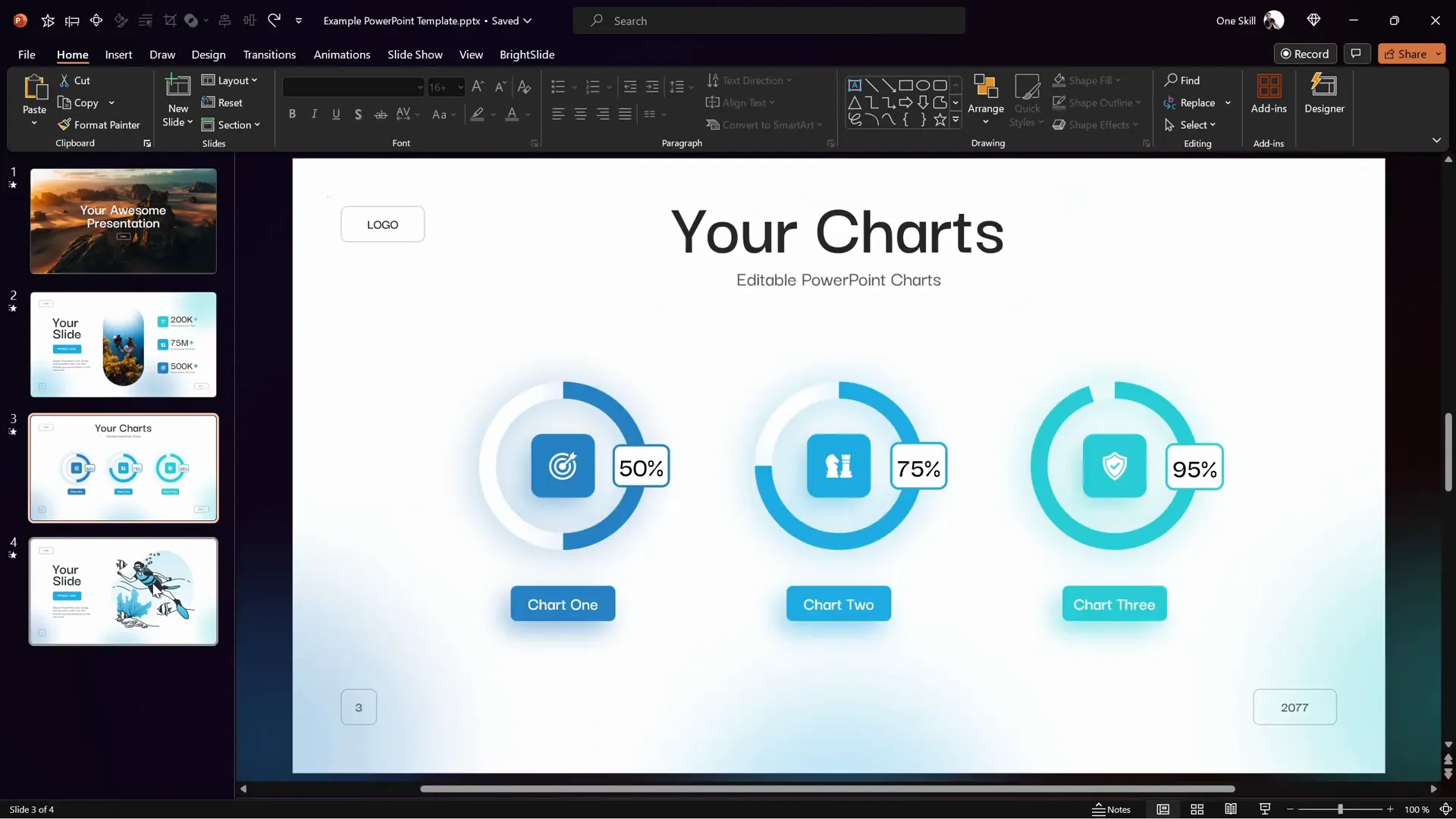 Sample PowerPoint template demonstrating best practices