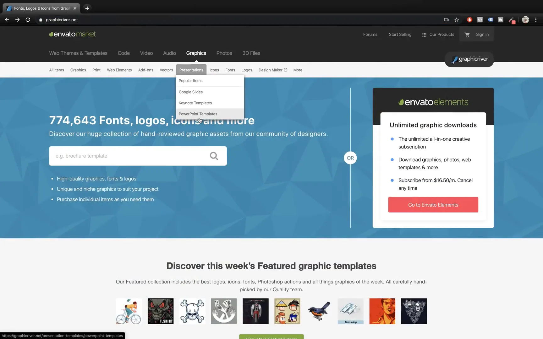 Opening slide of The X Note PowerPoint template in dark theme