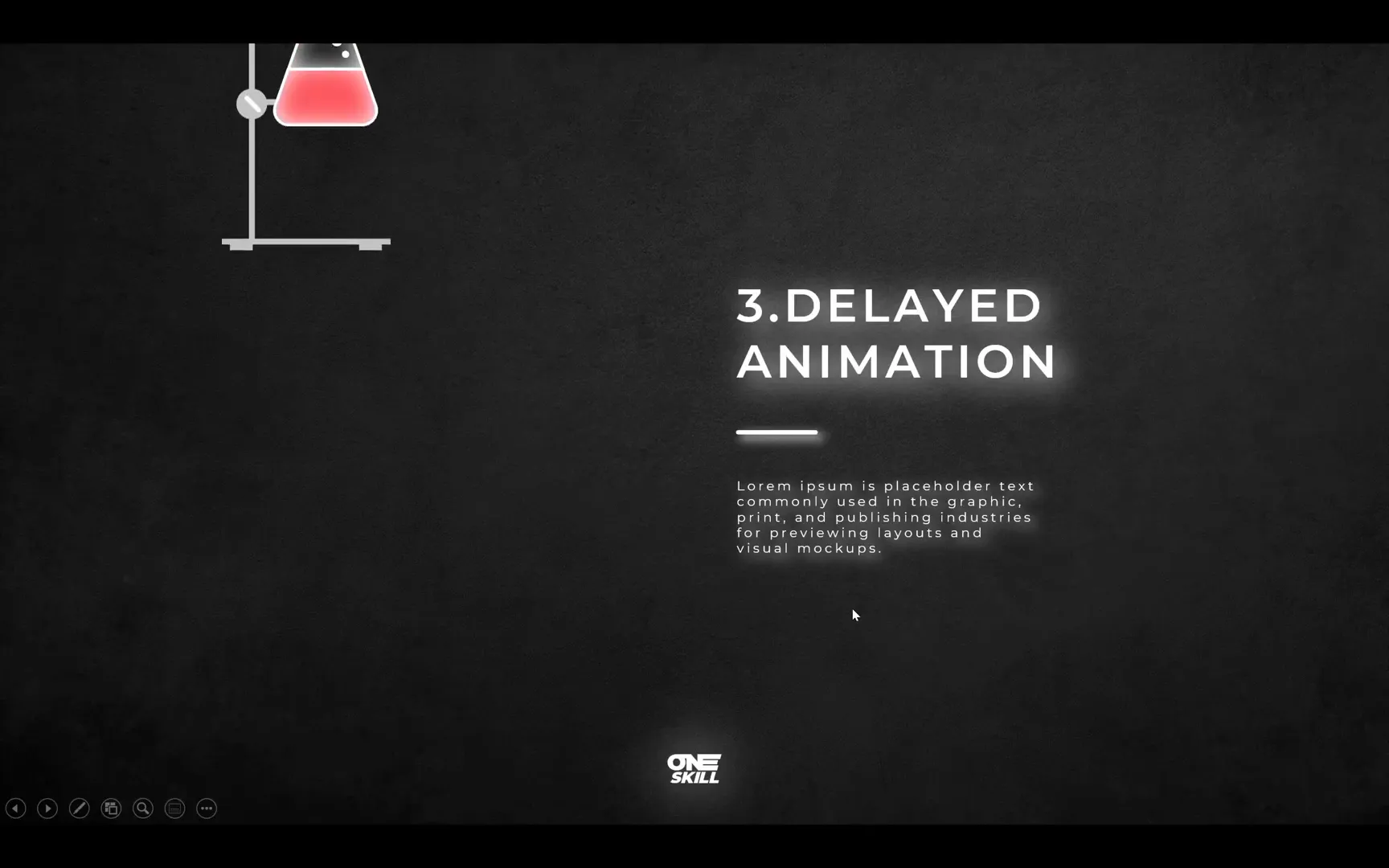 Waterfall animation effect with delayed fly-in animations