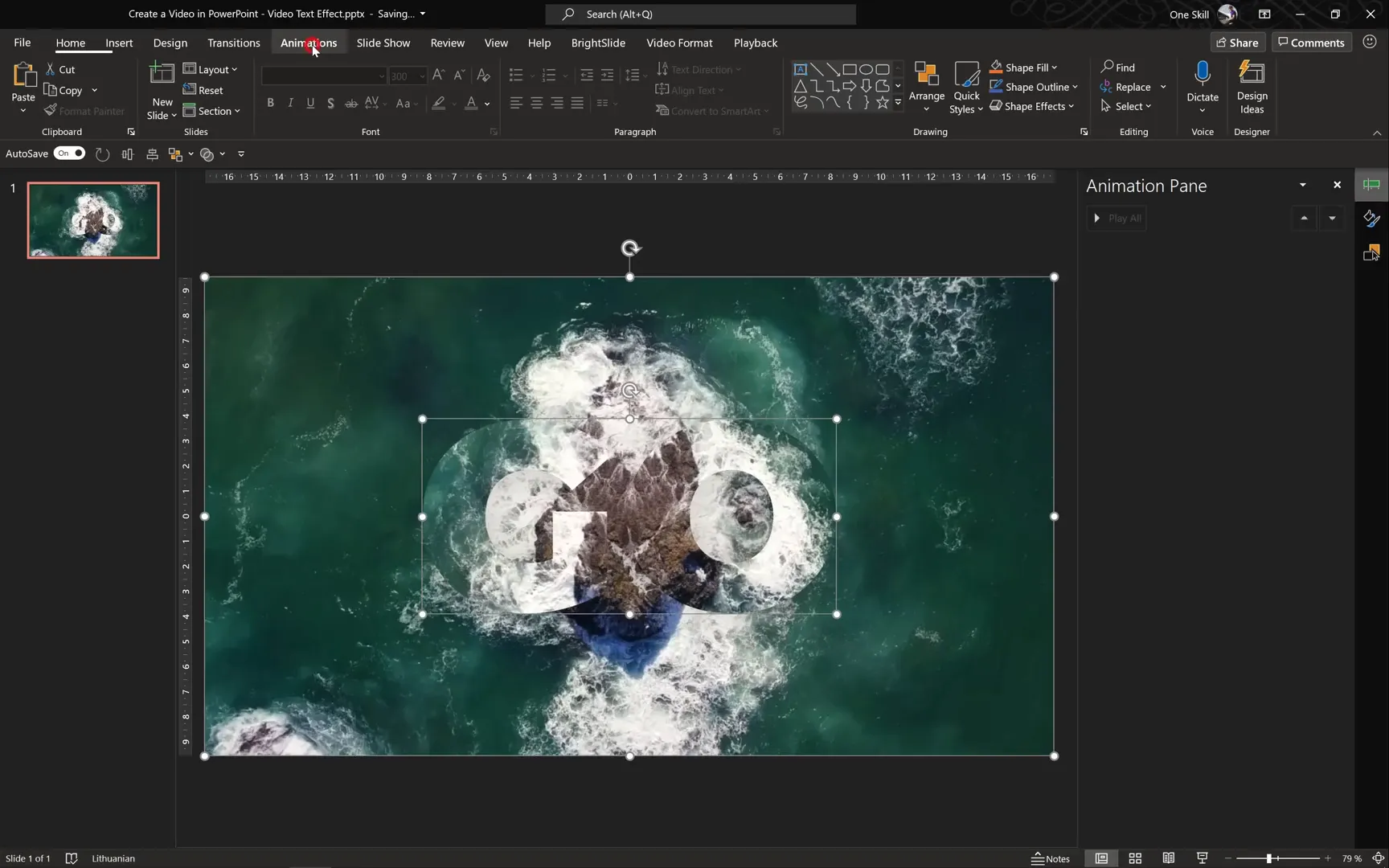 Adding play animation to videos