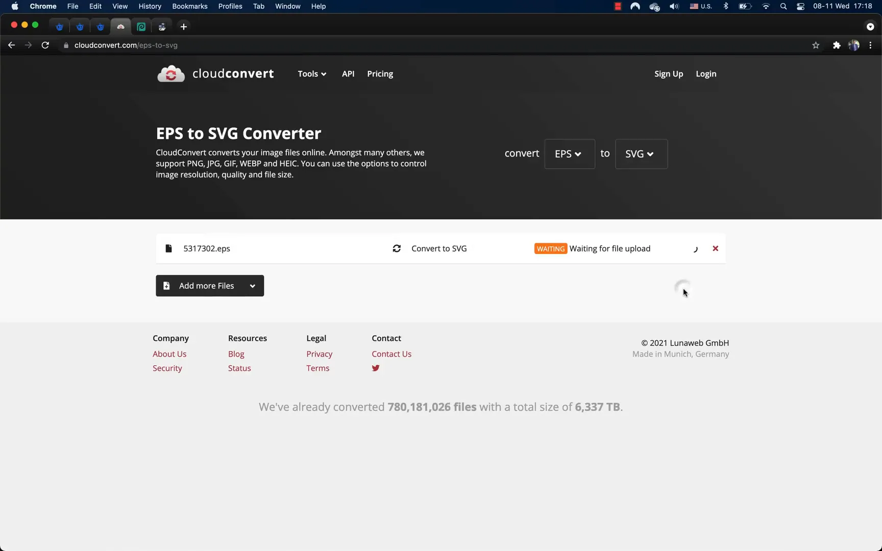 Converting EPS file to SVG format for PowerPoint