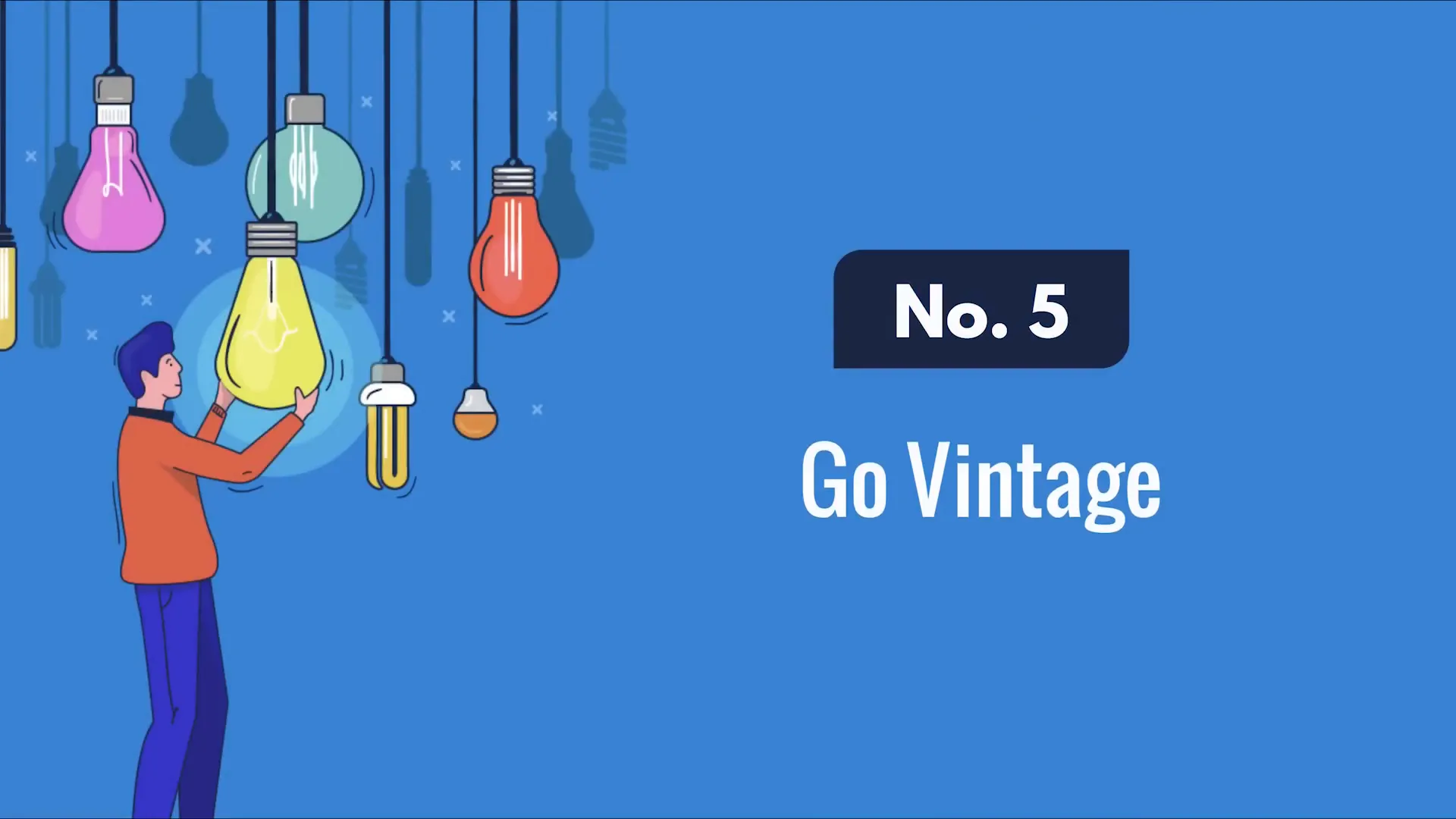 Vintage style presentation slide with sepia tones
