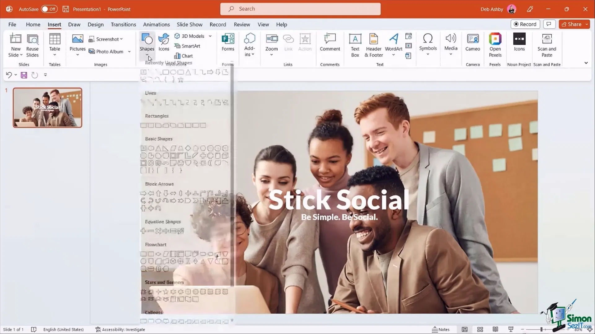 Adding a semi-transparent gradient overlay on PowerPoint slide