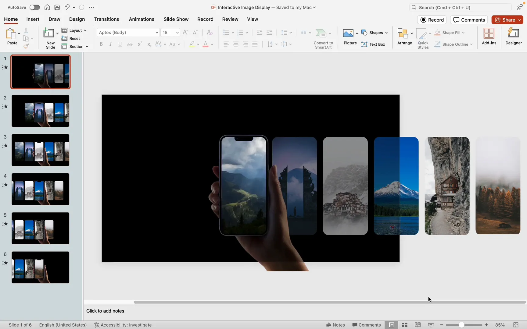 Rectangle with screen cutout to highlight phone image