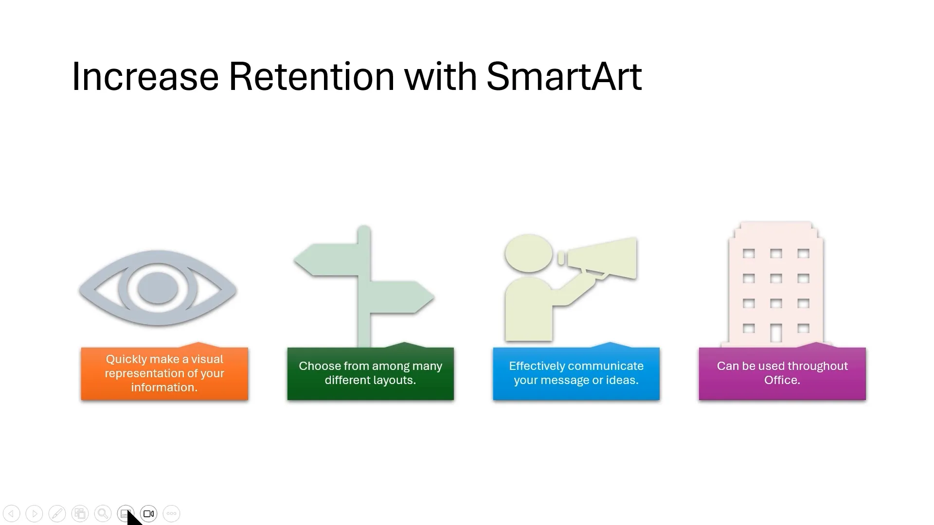 Using Whiteboard mode in PowerPoint