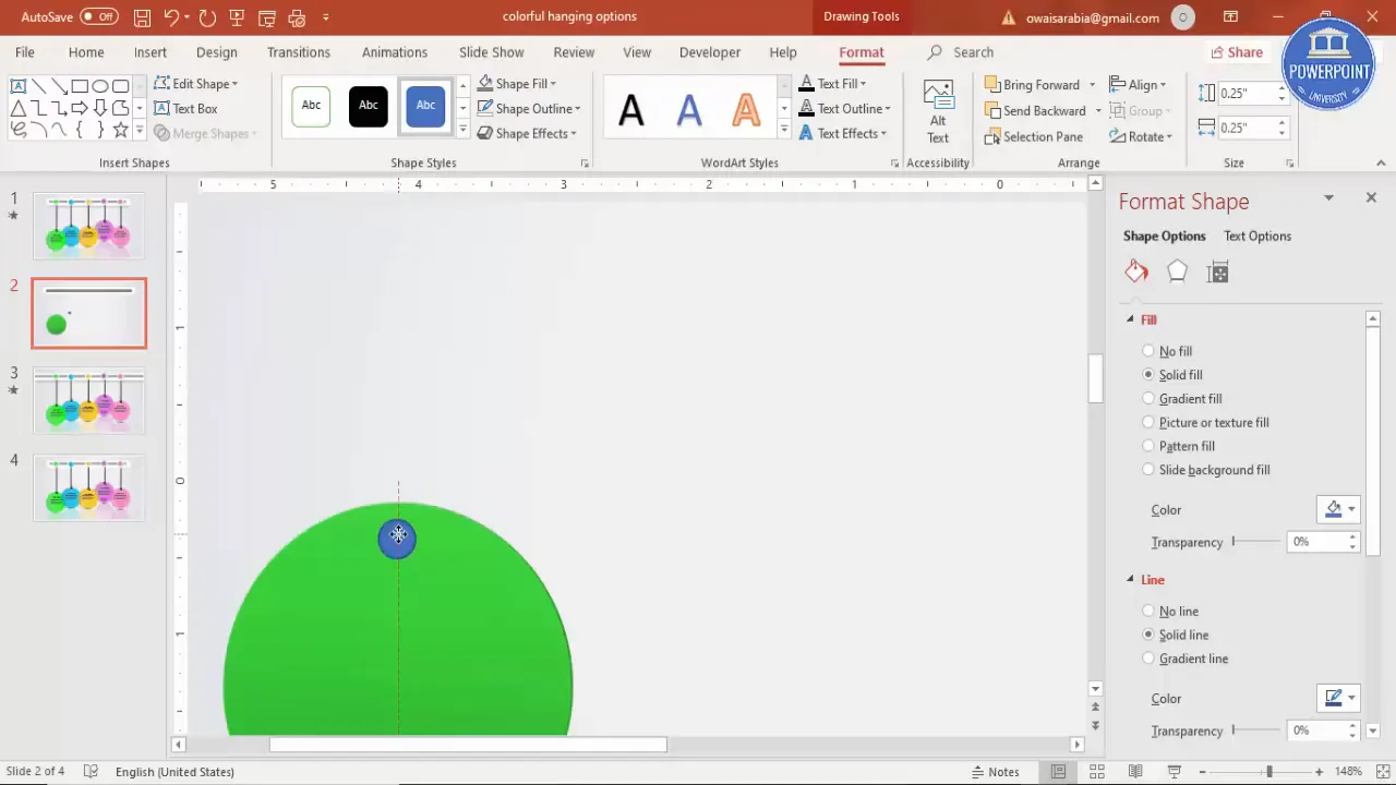 Creating hollow center in oval shape by subtracting smaller oval