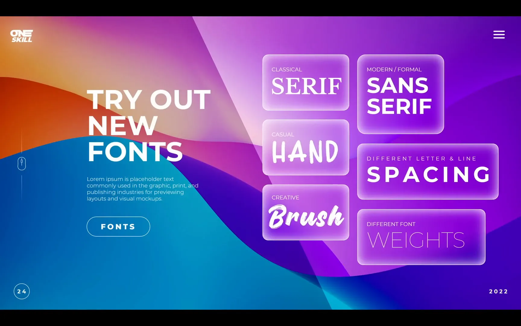 Exploring different font categories in PowerPoint