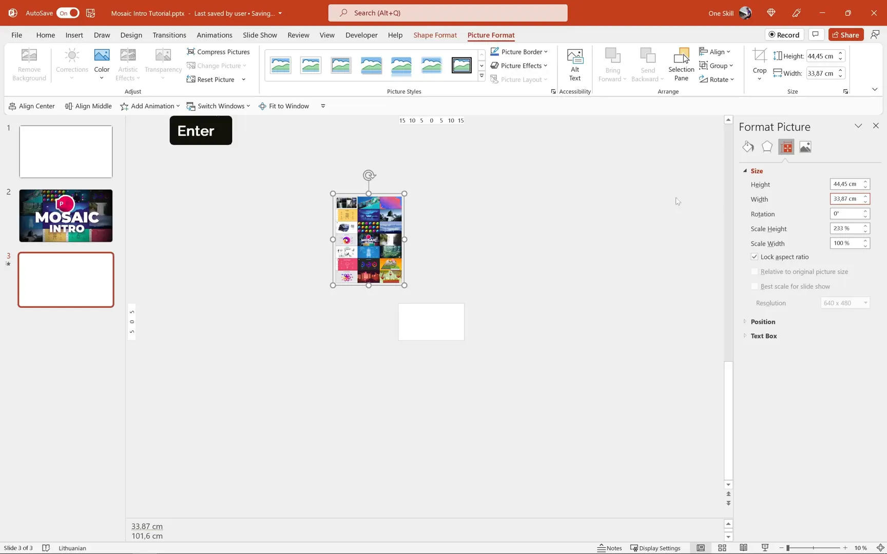 Resizing and aligning grouped image columns for animation