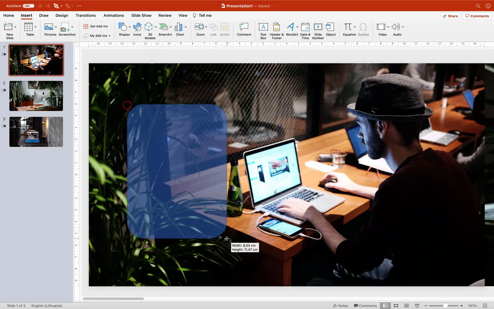 Creating rounded rectangle for glassmorphic card