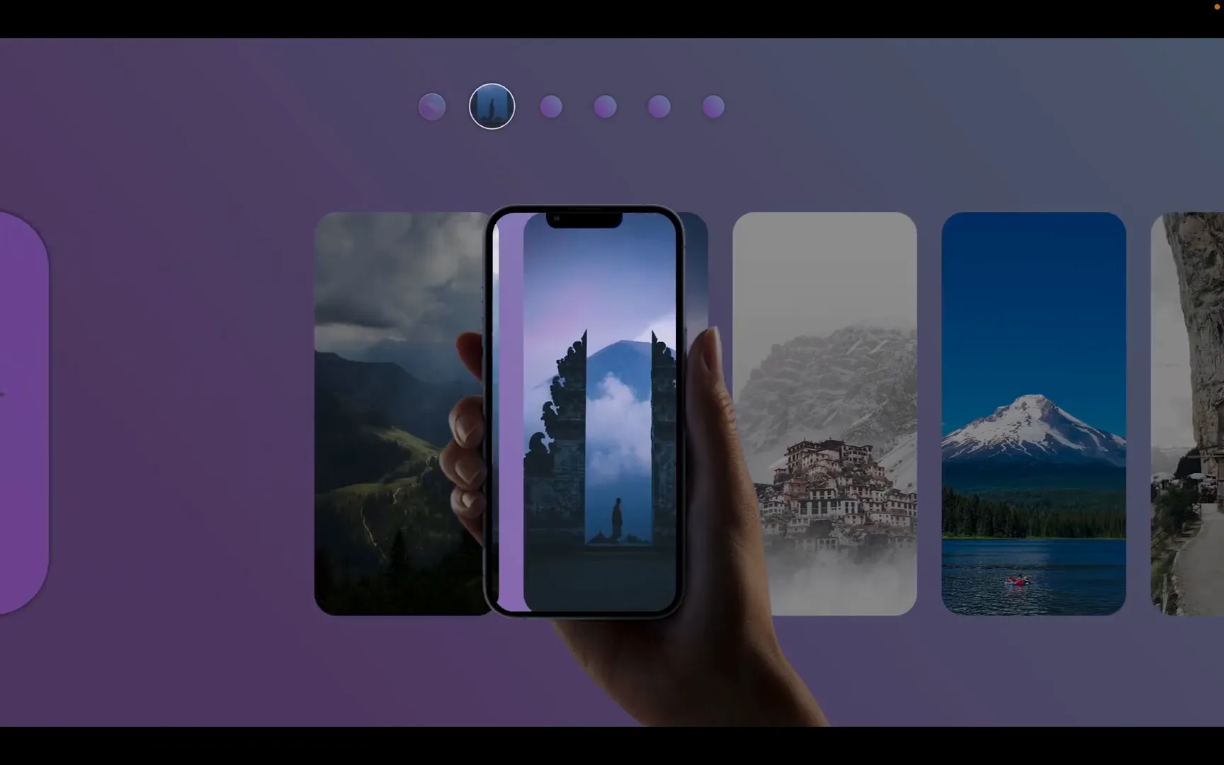 Final preview showing smooth transitions and navigation buttons