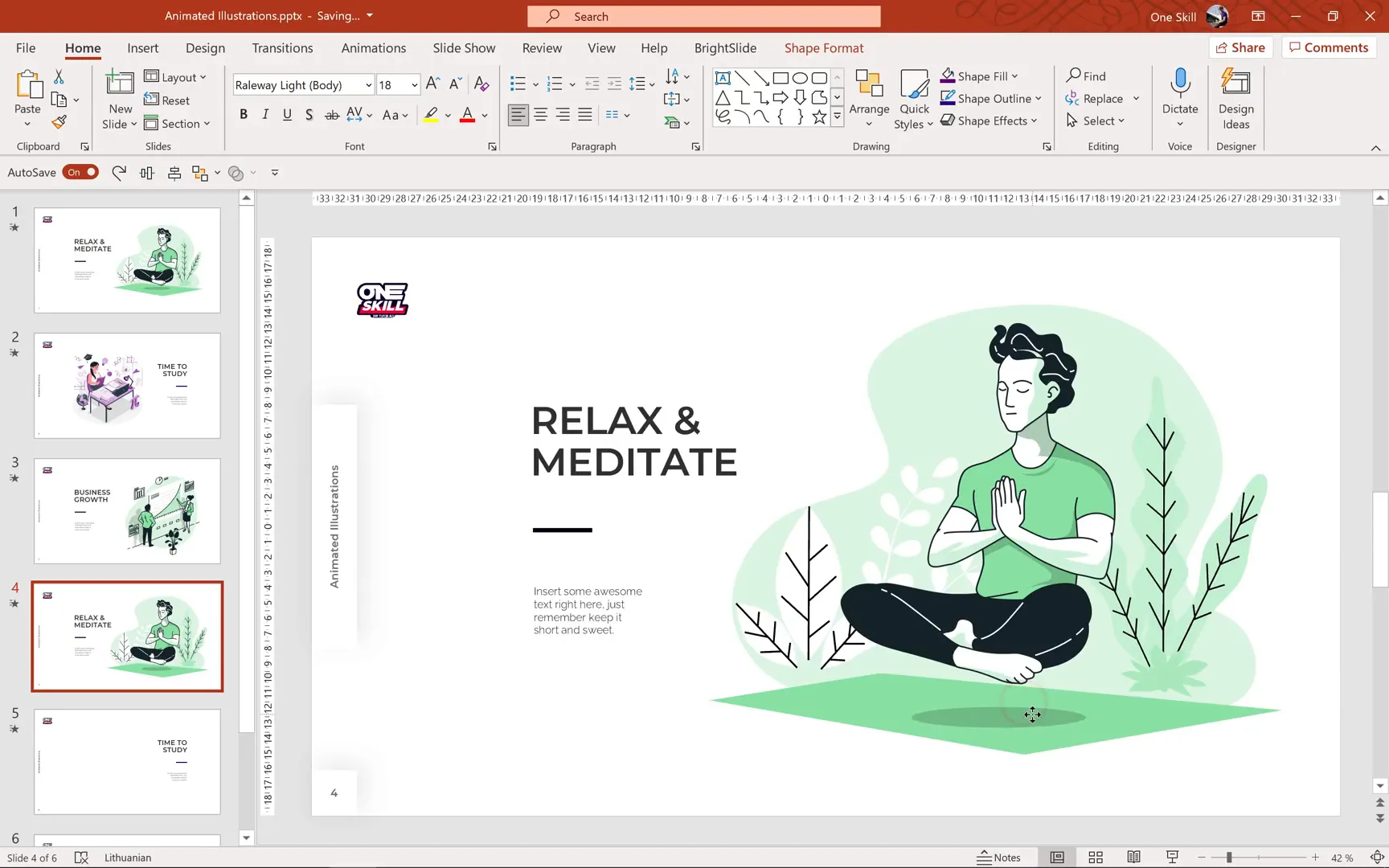 Ungrouped illustration showing individual elements