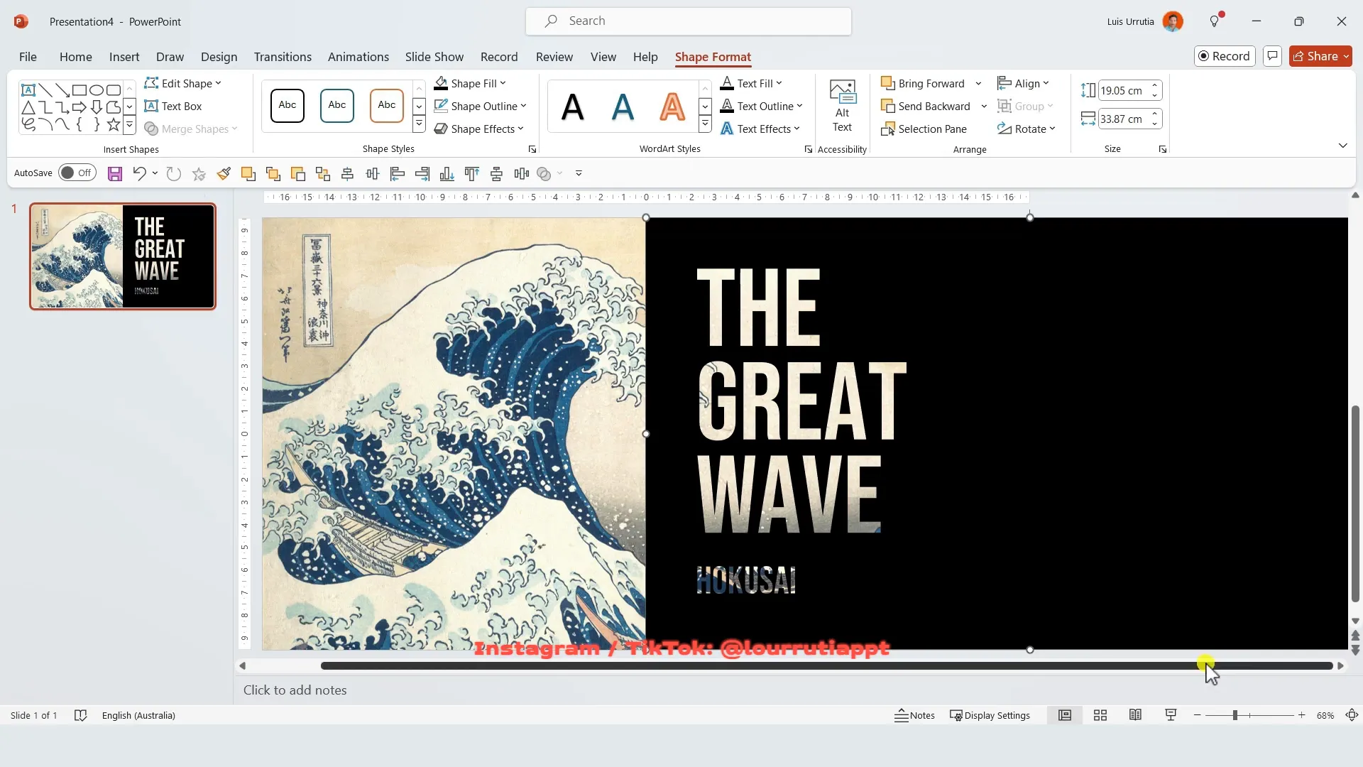 Merging shapes to create text mask effect