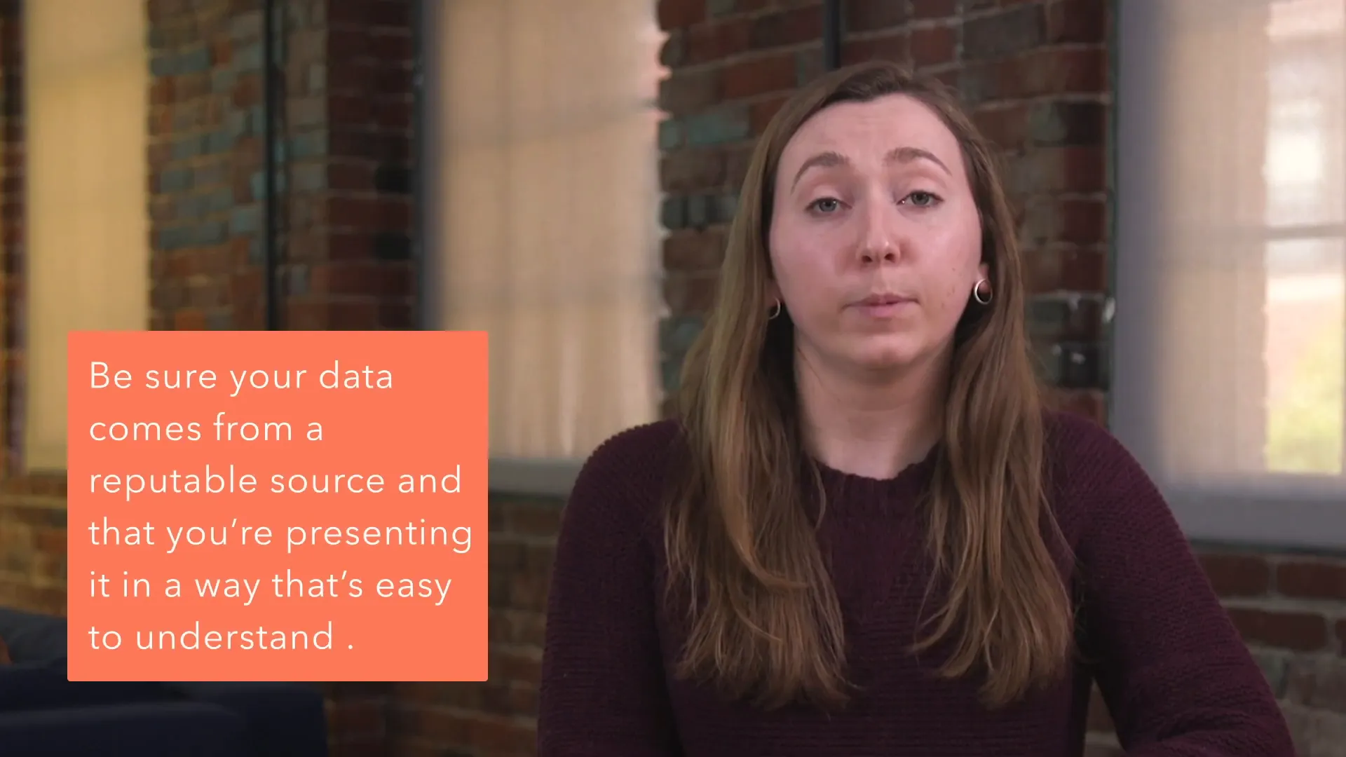 Example of a clear and simple chart within a PowerPoint slide
