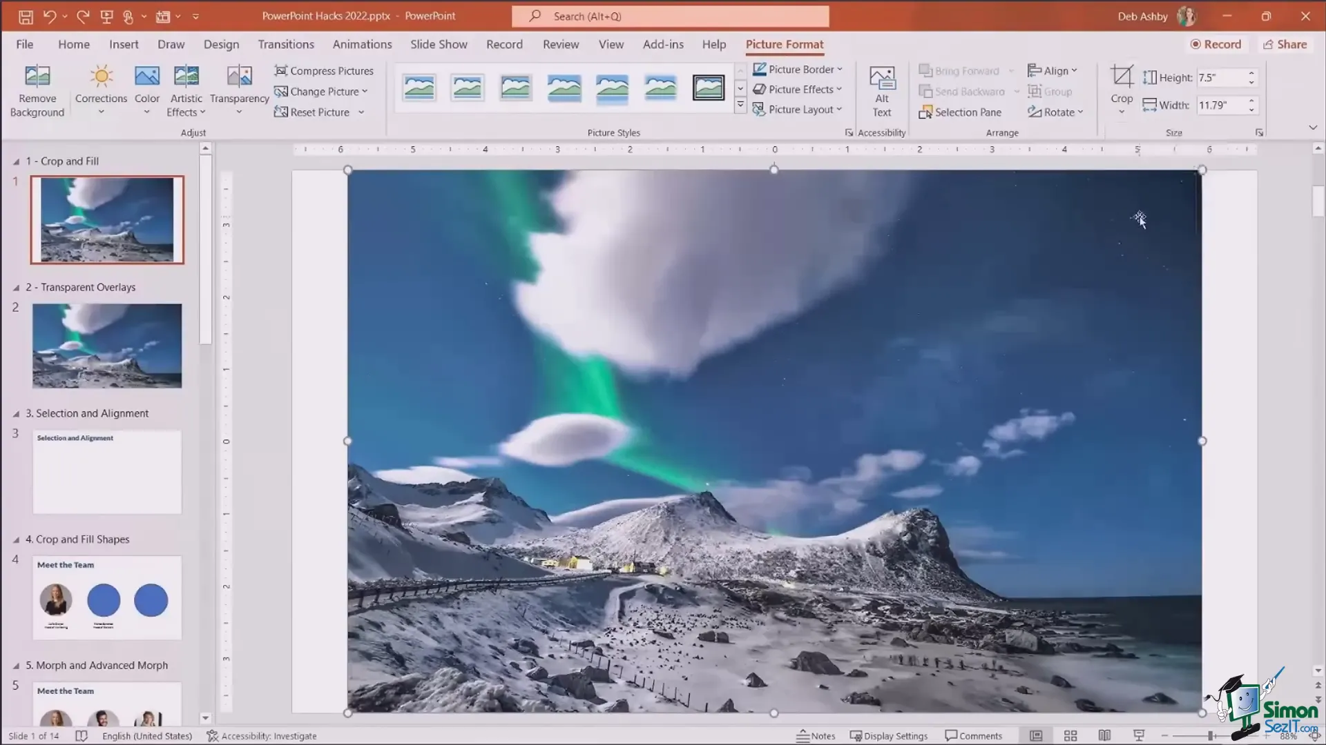 Using the Crop and Fill tool to resize image perfectly