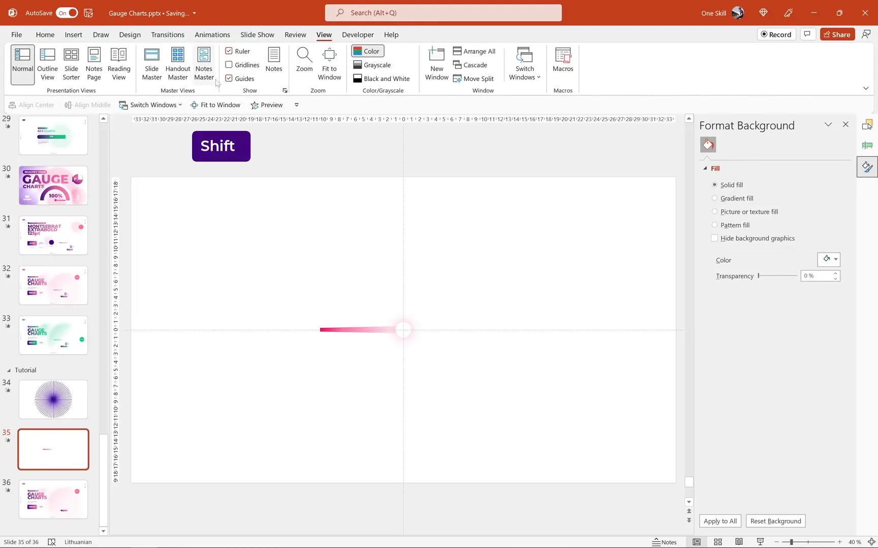 Creating a mask for the chart to cover bottom part during animation