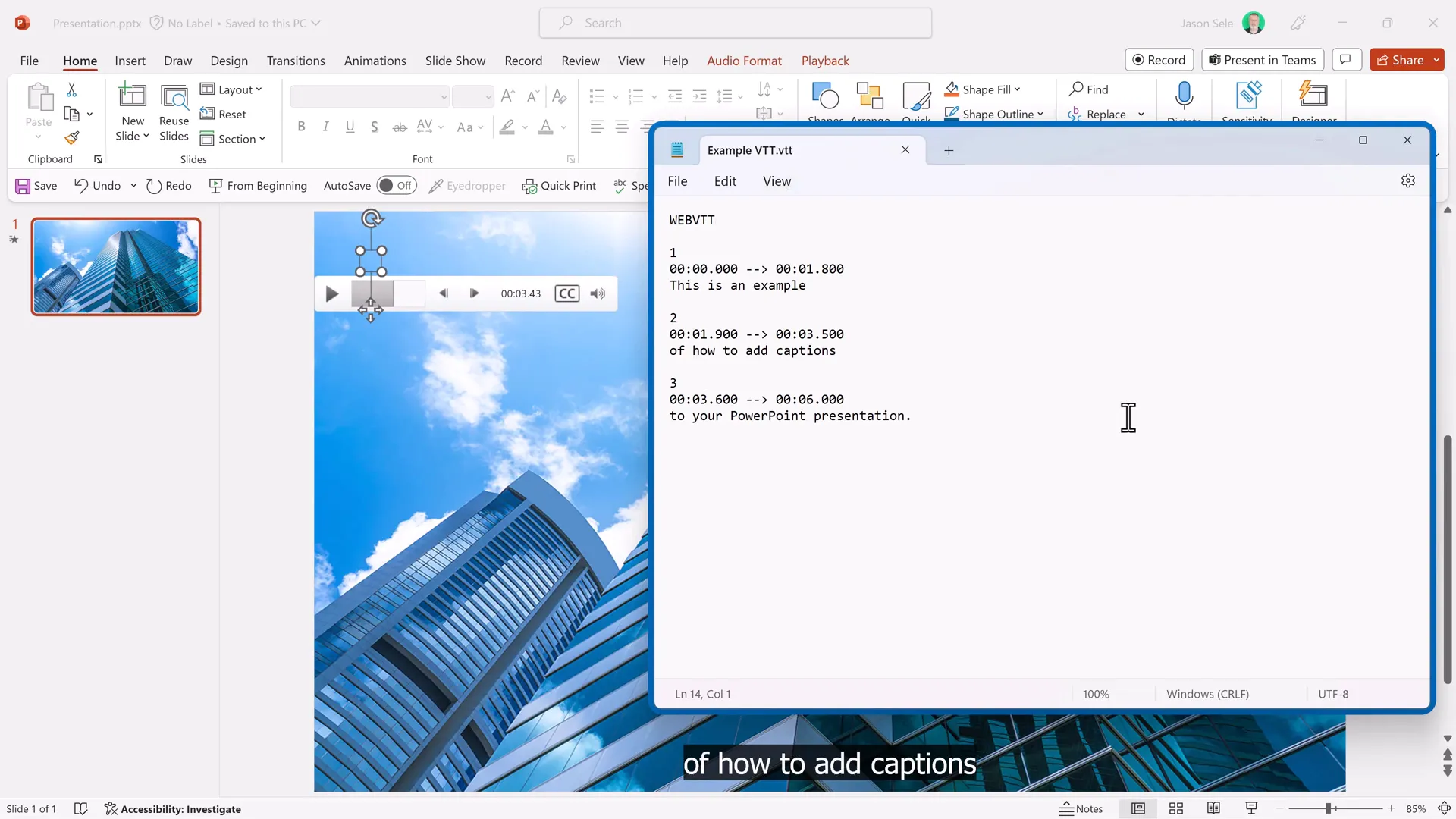 PowerToys Always on Top feature keeping text editor visible
