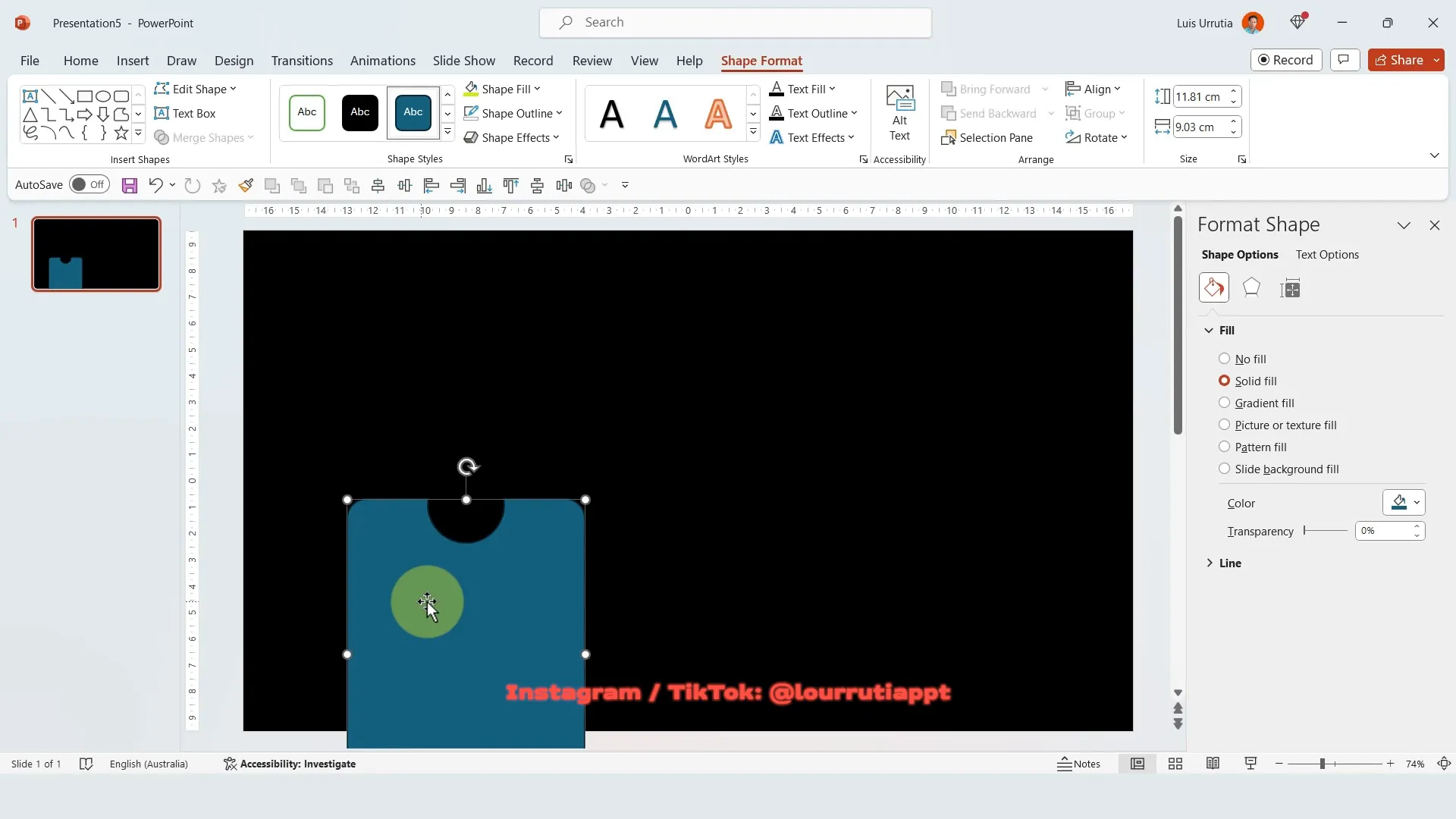 Duplicating and aligning numbered shapes