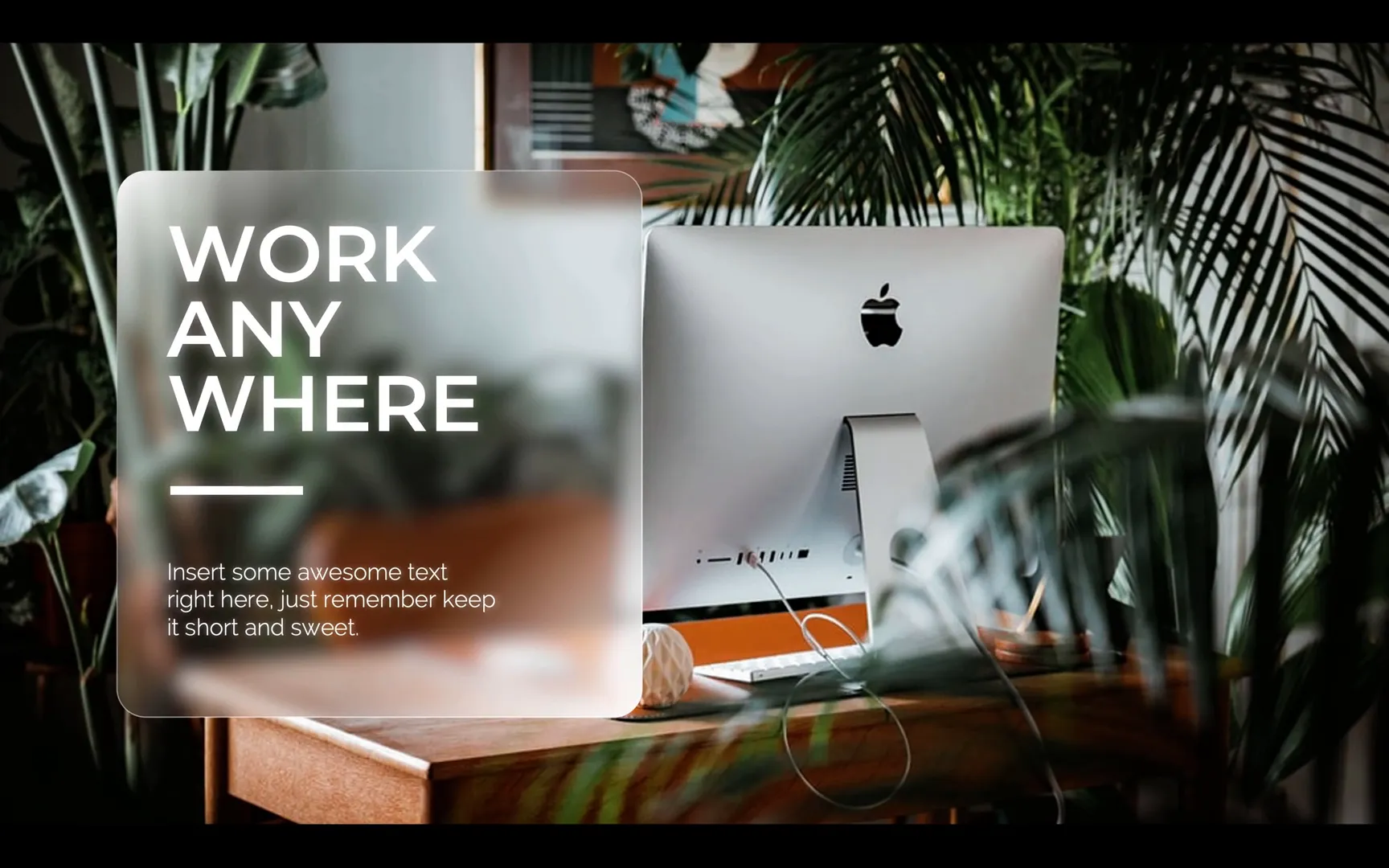 Introduction to custom stretch photo morph transition with glassmorphic cards