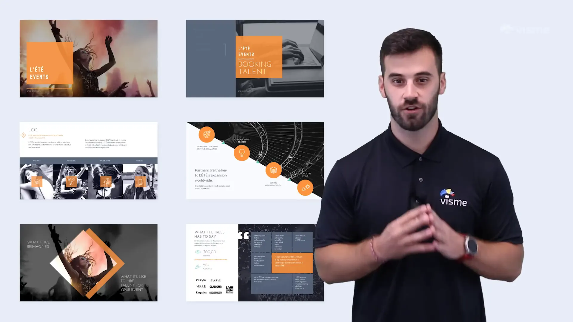 Mike Ploegar introducing presentation tips