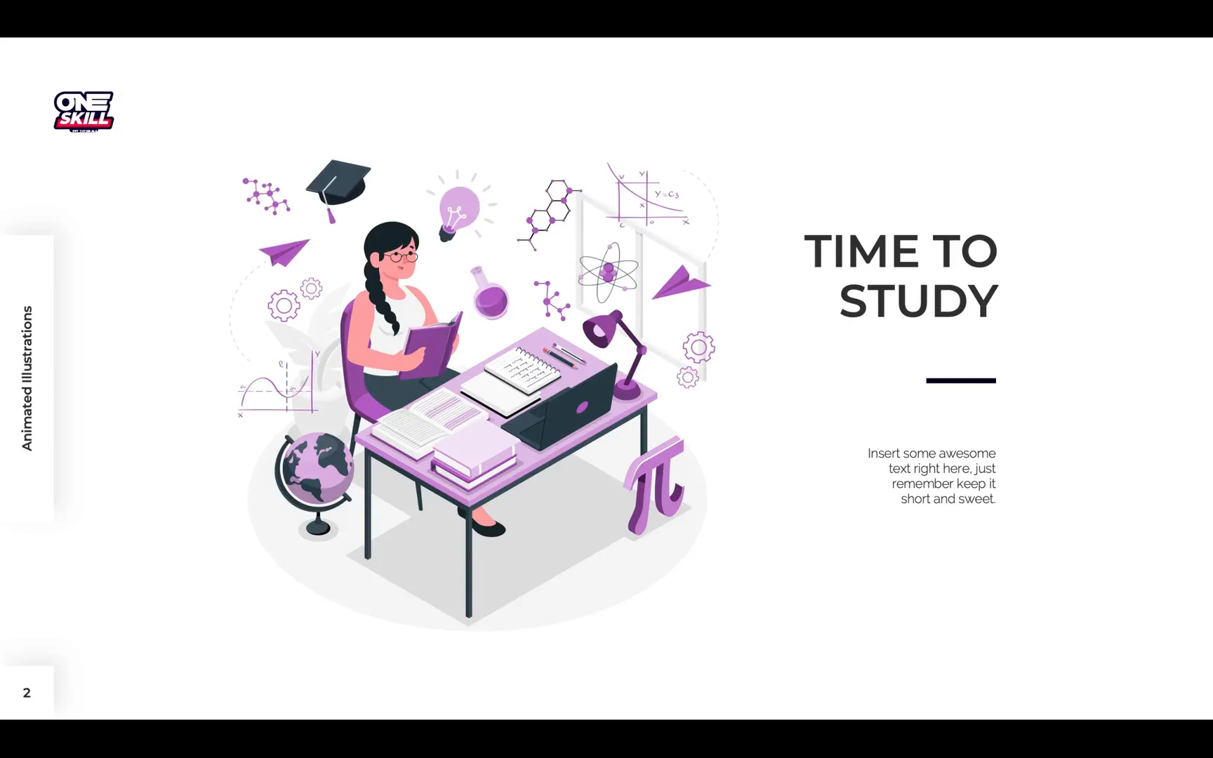 Preview of animated learning illustration in PowerPoint