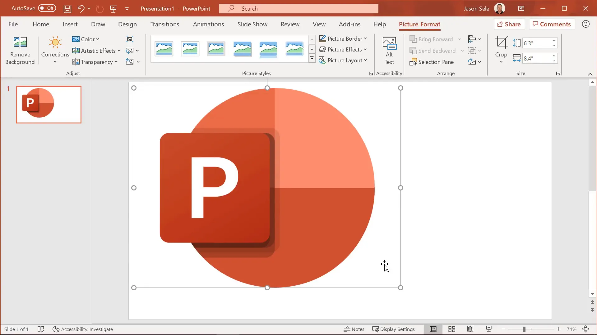 Inserting and editing SVG images in PowerPoint