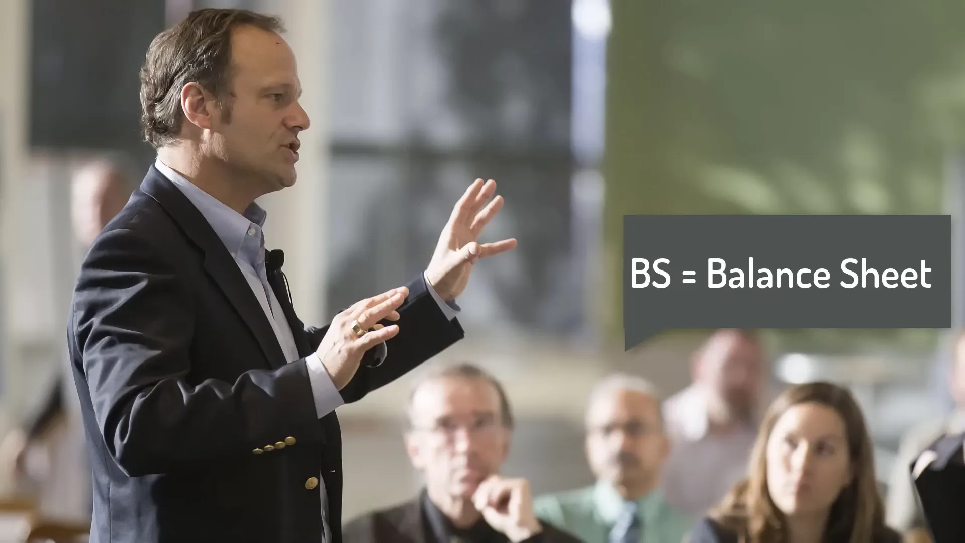 Using acronyms in finance meetings