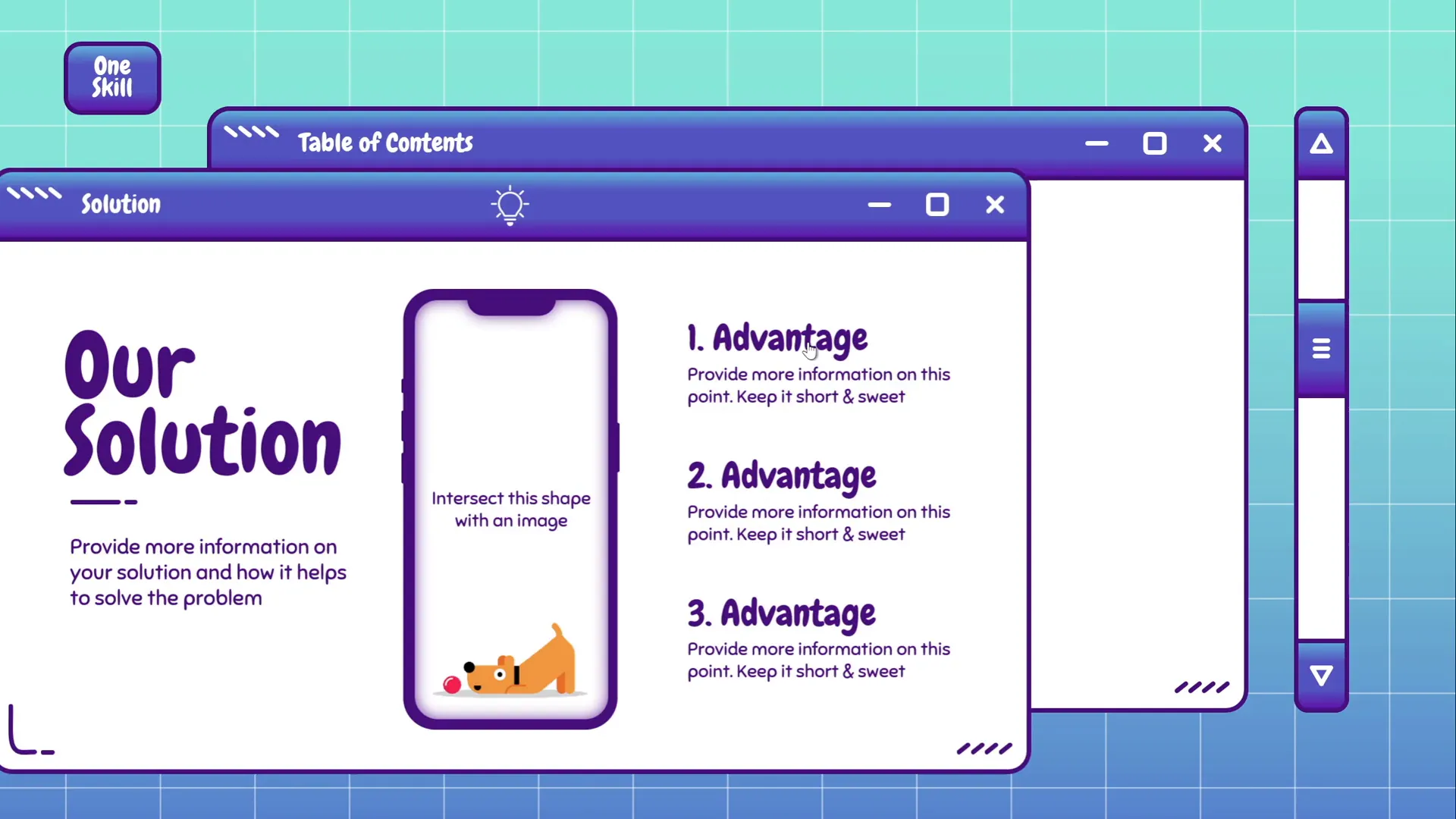 Testing clickable buttons and scroll bar functionality