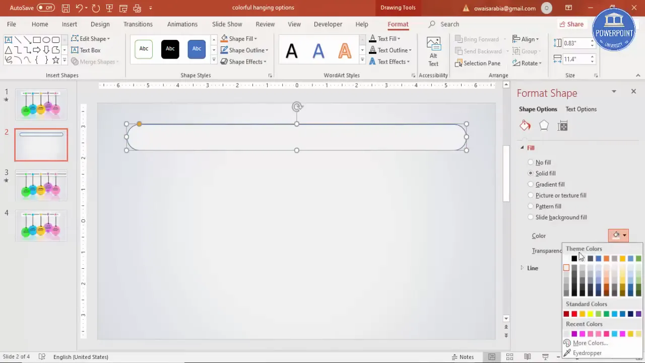 Creating a rounded rectangle with shadow effect