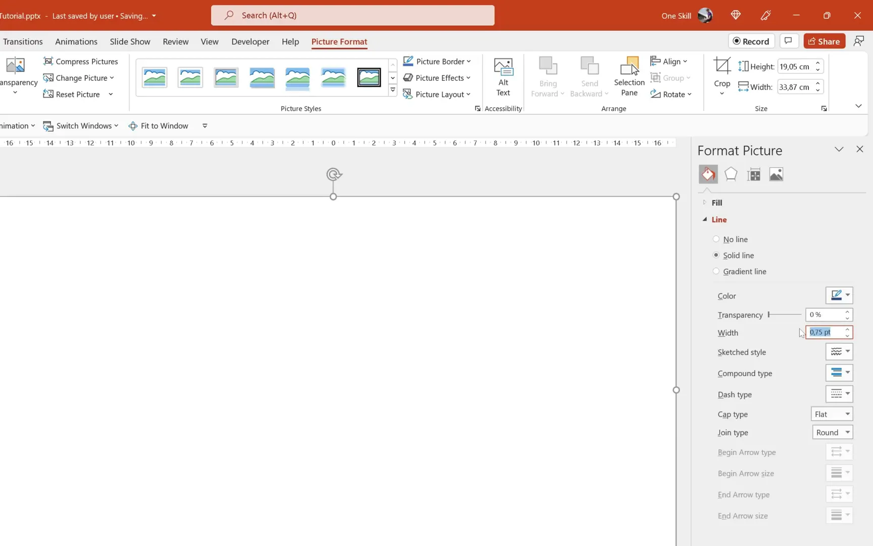 Adding black outline to transparent image placeholder