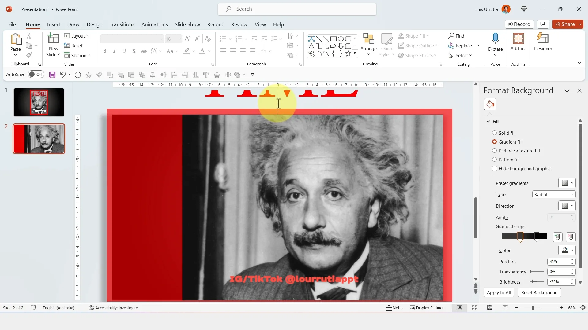 Expanding image to fill background and adding layout guides
