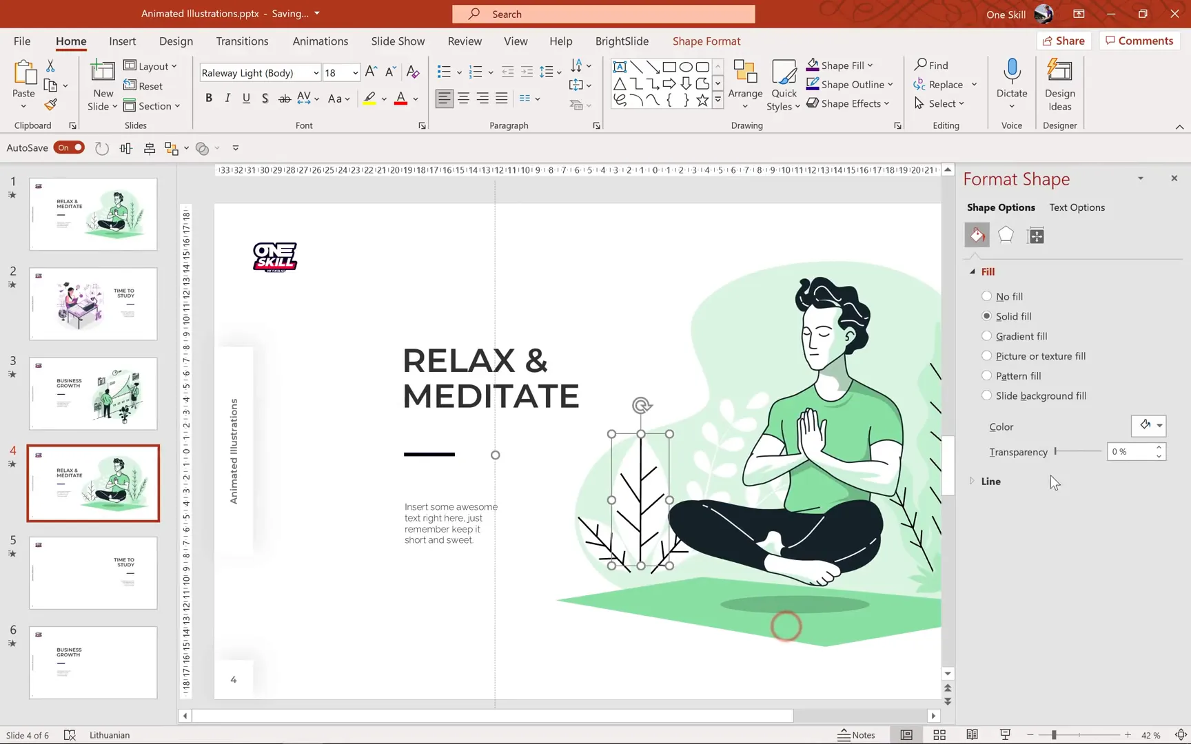 Adjusting fill transparency for SVG converted to shape